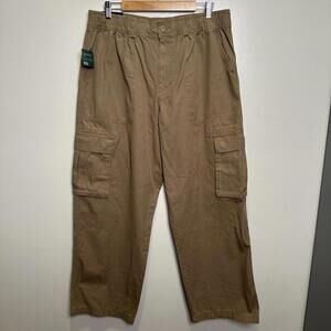 RSQ Men's Cargo Pants Khaki Gun SAND (TAN) Chino Loose Fit XXL‎ NWT